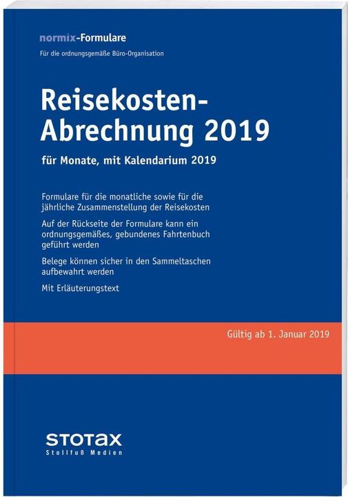 Image du produit Frais de déplacement - Calendrier 2019