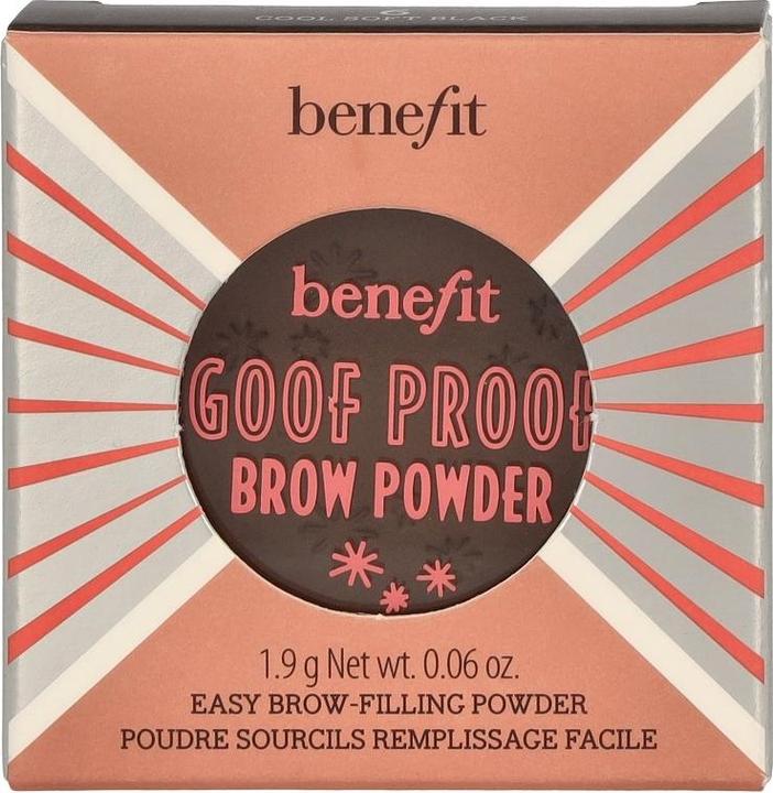 Actual product image BeneFit Cosmetics Benefit - Goof Proof eyebrow powder (Brow Powder) 1.9 g - Shade: 6 (Cool Soft Black)