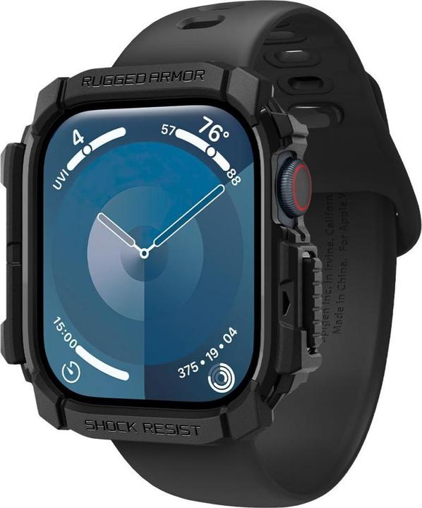 Actual product image Spigen Rugged Armor Apple Watch 10 42mm czarny/black ACS08585