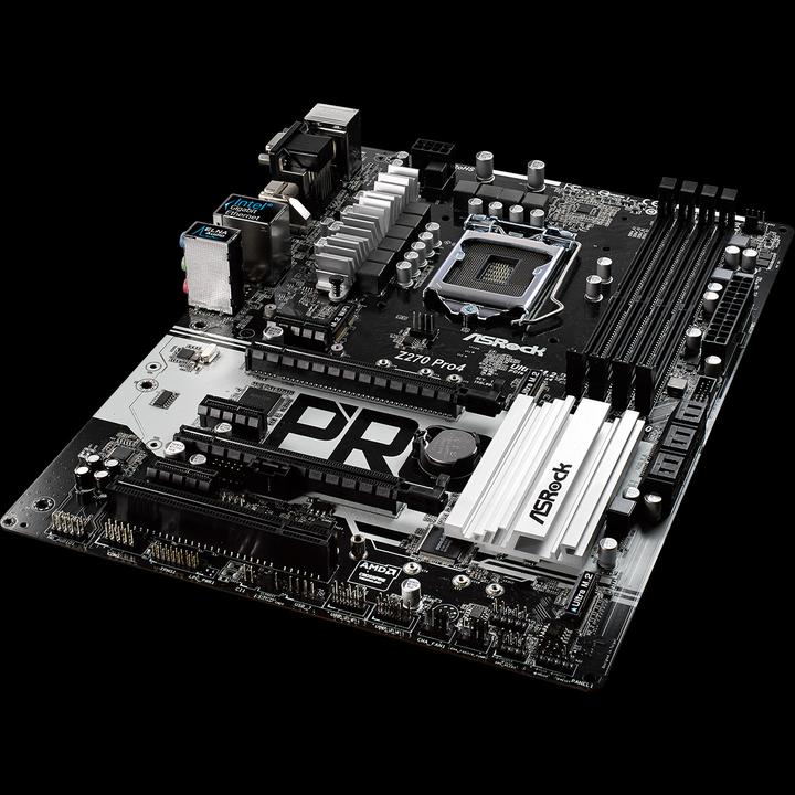 Produktbild AsRock Z270 Pro4 (LGA 1151, Intel Z270, ATX)