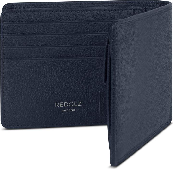 Produktbild Redolz Leather Essentials QF Geldbörse RFID Leder 12 cm ausklappbar mit Reissverschlussfach