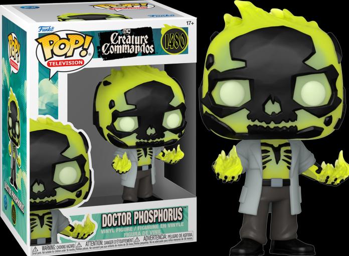 Actual product image Funko Creature Commandos POP! TV Vinyl Figur Dr. Phosphorus 9 cm