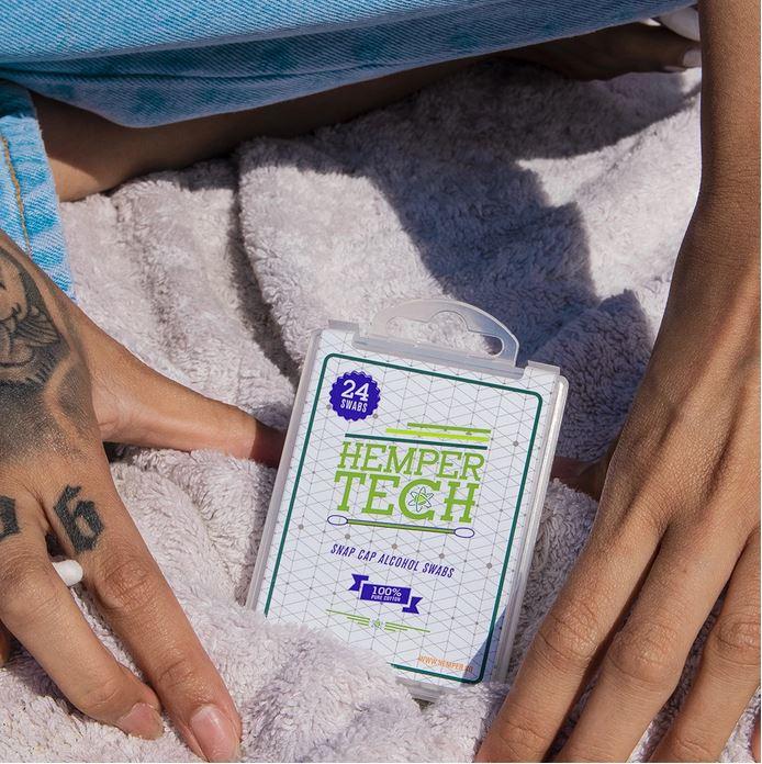 Actual product image Hemper swabs with alcohol