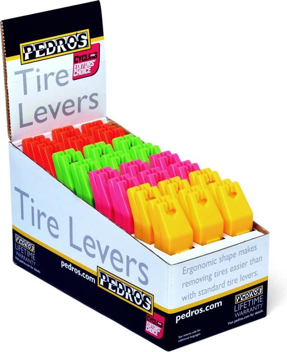Actual product image Pedros Pedro's Tire Lever Display, 24 pcs., 4 colors