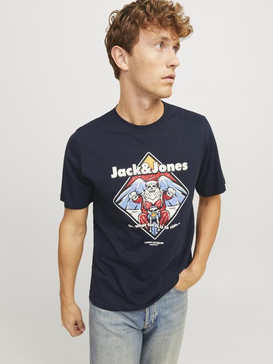 Immagine prodotto Jack & Jones Maglietta X-mas con scollo rotondo (S)