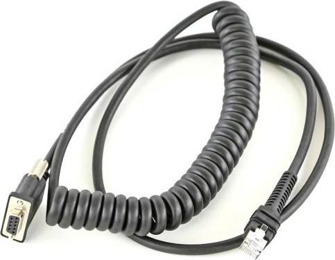 Produktbild Zebra RS232-Kabel 2,7 m, gedreht, DB9F, TxD-2, 12V