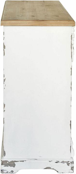 Produktbild Loberon Kommode South Yarmouth antikweiss/braun (80 x 80 x 38 cm)