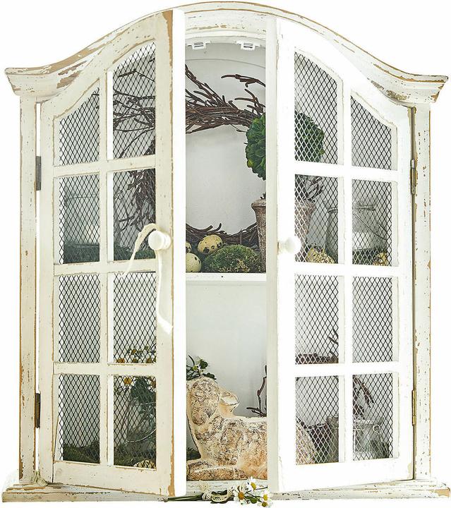 Produktbild Loberon Wandschrank Monthelie antikweiss (50.5 x 18 x 56 cm)
