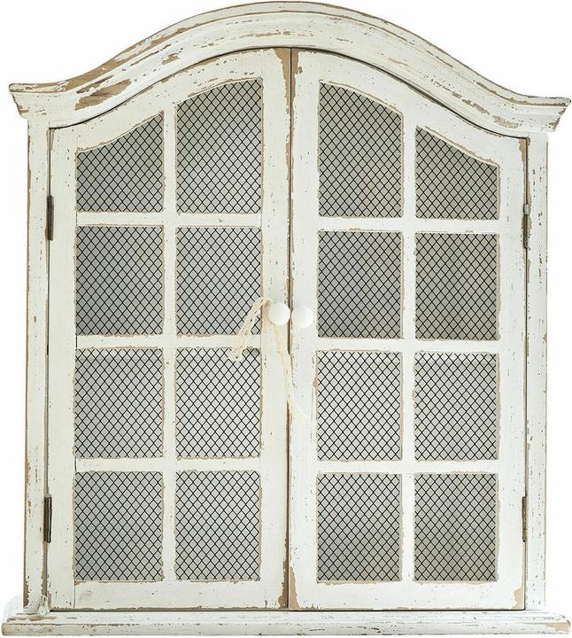Loberon Wandschrank Monthelie antikweiss (50.5 x 18 x 56 cm)