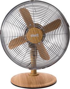 Produktbild EWT 904240 Tischventilator Wood Air Floor 45W silber/holzoptik