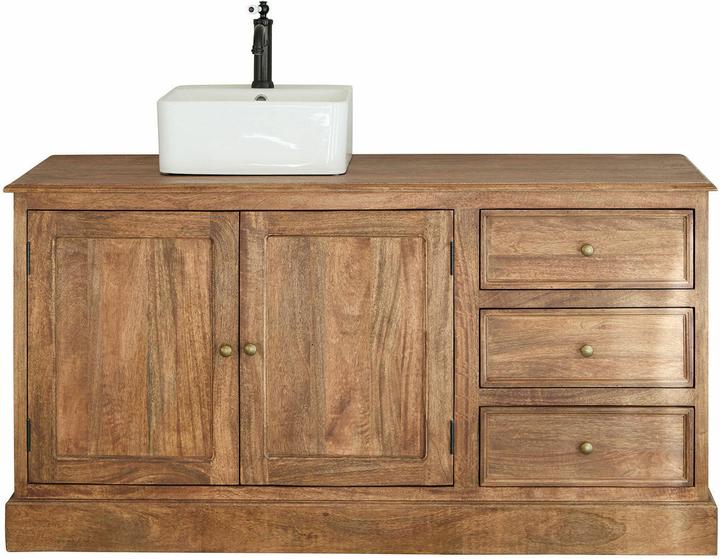 Produktbild Loberon Waschtisch Dorchester braun/weiss