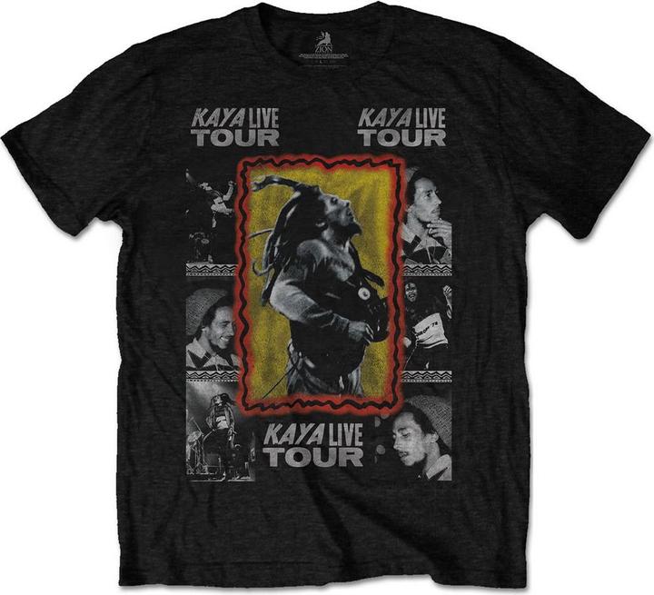 Actual product image Bob Marley Unisex Adult Kaya Tour Back Print T-Shirt (XL)