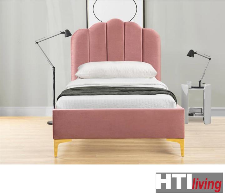 Produktbild HTI-Living Polsterbett 90 x 200 cm Yoris Pink (90 x 200 cm)