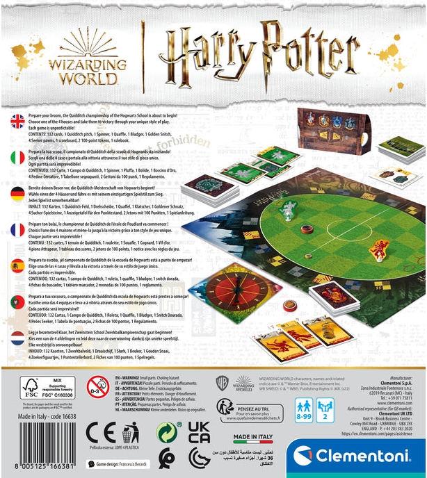 Actual product image Clementoni Harry Potter Quidditch Clash (German, French, Italian, English)