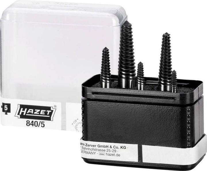 Produktbild HAZET Schraubenausdreher Satz 840/5 ∙ Anzahl Werkzeuge: 5