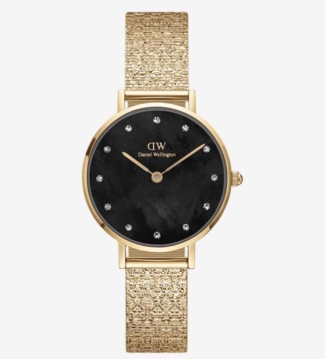 Immagine prodotto Daniel Wellington Classic Petite Lumine Pianoforte pressato Oro Nero (Orologio da polso analogico, 28 mm)