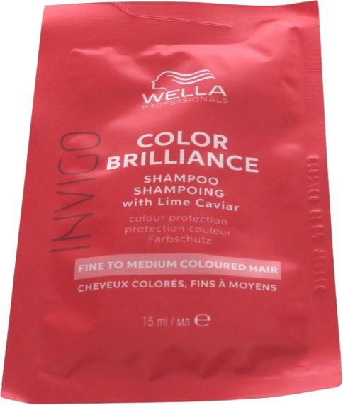 Immagine prodotto Wella Invigo Color Brillance Shampoo per capelli colorati da fini a medi (15 ml, Shampoo liquido)