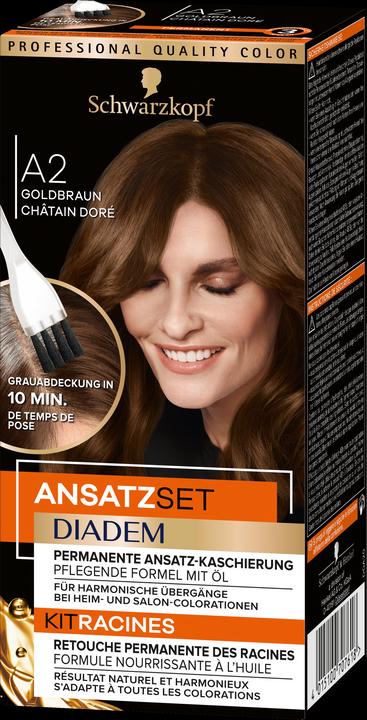 Produktbild Schwarzkopf Ansatzset Diadem (R2 Goldbraun)