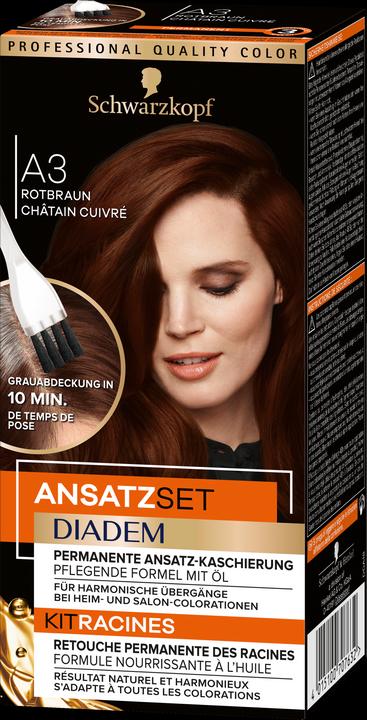 Produktbild Schwarzkopf Ansatzset Diadem (A3 Rotbraun)