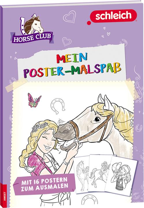 Actual product image Schleich Horse Club - My Poster Colouring Fun