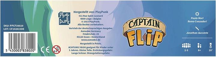 Image du produit Asmodée Capitaine Flip (Allemand)