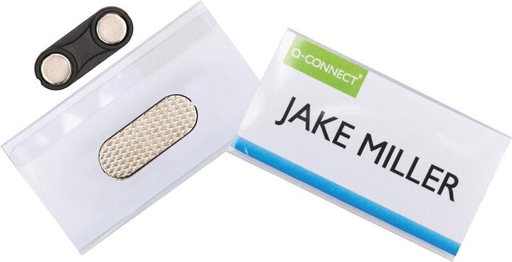 Produktbild Q-Connect Namensschilder mit Magnet