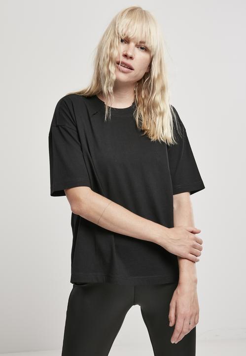 Actual product image Urban Classics Ladies Organic Oversized Pleat Tee 2-Pack (M)