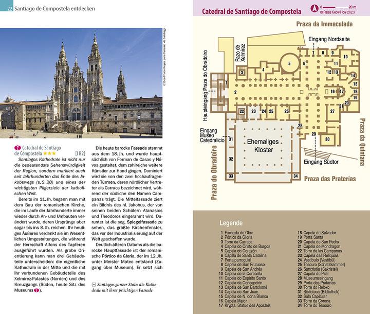 Produktbild CityTrip Santiago de Compostela und A Coruña (Deutsch, Markus Bingel, 2023)