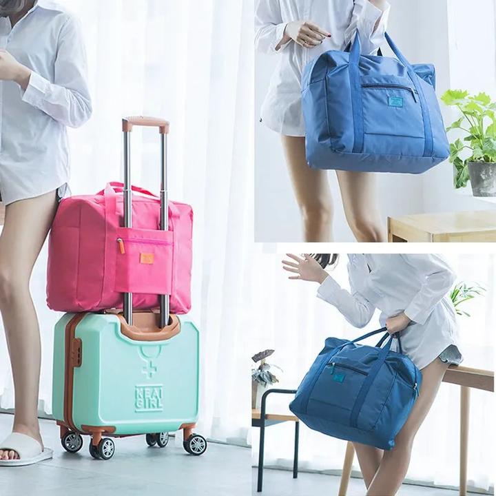 Image du produit Only-Bags.Store Sac de voyage pliable Sac de voyage léger Tote Carry On Sac à bagages Weekender Overnight