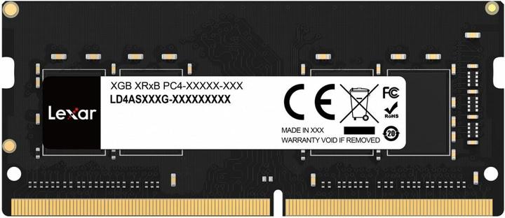 Image du produit Lexar Module DDR4 8 Go (1 x 8GB, 3200 MHz, RAM DDR4, SO-DIMM)