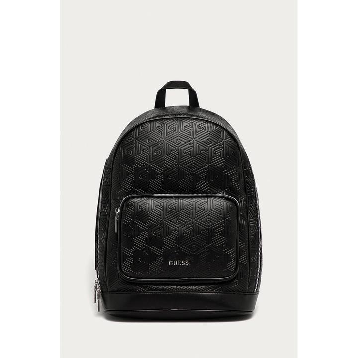 Immagine prodotto Guess Baldo, Polyurethane, Textile Backpack, Black, 4G Logo, For Men, 28 x