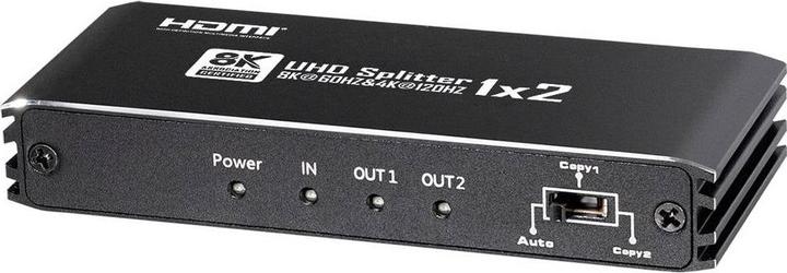 Produktbild myWall My Wall 8K HDMI® Splitter 1 in 2 out HDMI-Splitter