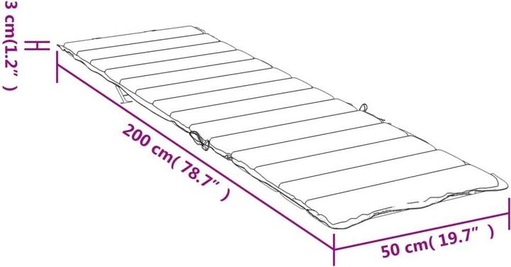 Produktbild VidaXL Hayder (200 x 50 x 3 cm)
