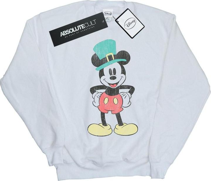 Disney Mickey Mouse Leprechaun Hat Sweatshirt Mädchen (140, 146)