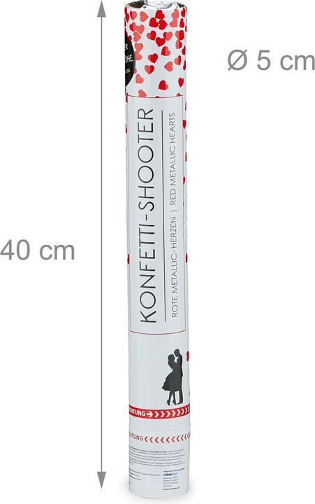 Image du produit Relaxdays 12x Partypopper