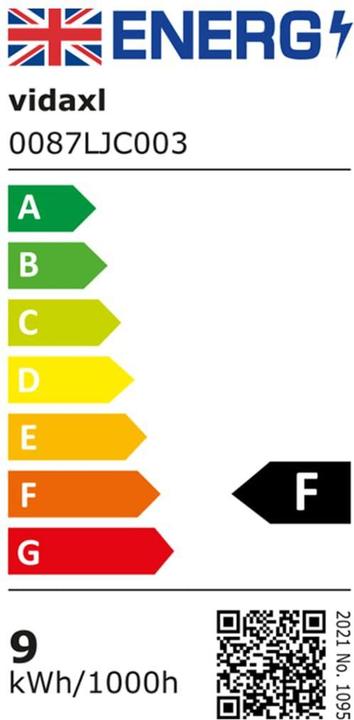 Energie-Label VidaXL Katti (550 lm, IP54)