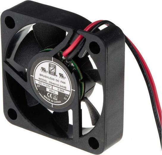 Actual product image Rs Pro DC axial fan, 40x10mm 11.9cu.m/h 24V (40 mm)