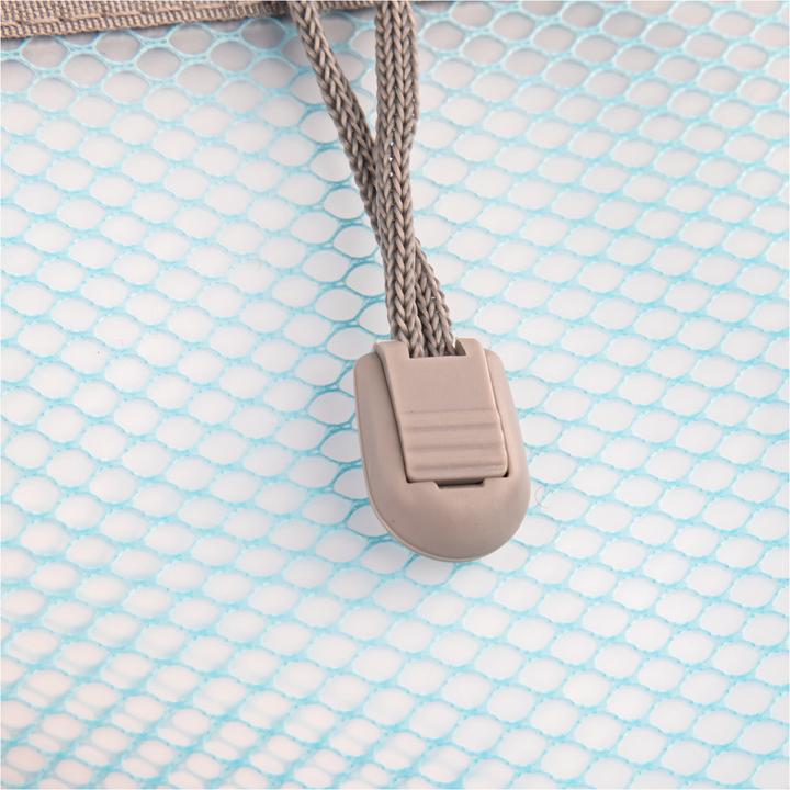 Produktbild Idena Reissverschlusstasche A5 Mesh blau (A5, 1 x)