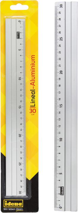 Actual product image Idena Ruler 30cm Aluminium (30 cm)