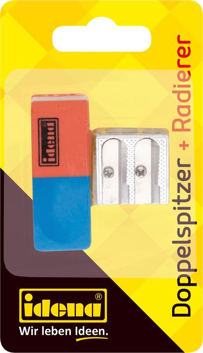 Produktbild Idena Radierer Blei/Tinte und Doppelanspitzer