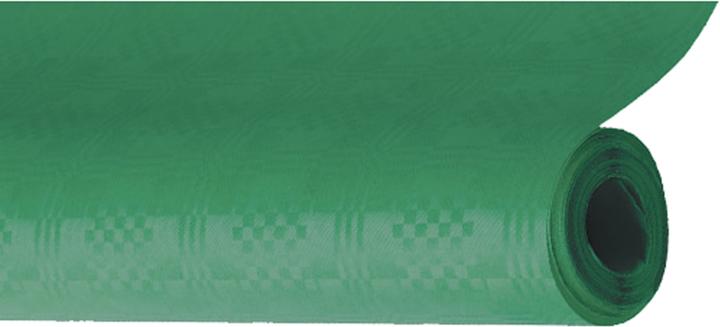 Actual product image Idena Damask Tablecloth 1x10m Roll Dark Green