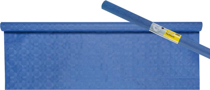 Idena Damask Tablecloth 1x10m Roll Dark Blue