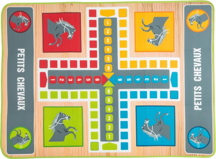 Produktbild Idena Spielteppich Ludo 130x93cm (130 x 93 cm)