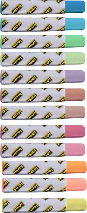 Image du produit Idena Craie de couleur pour tableau noir 12 pièces (Multicolore, 12 x)