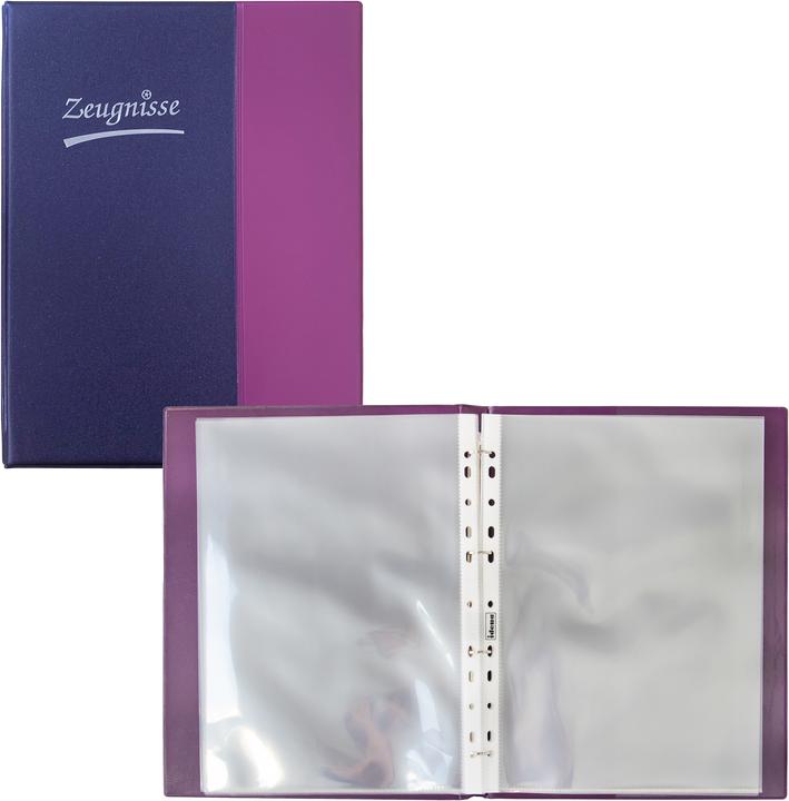 Immagine prodotto Idena Raccoglitore ad anelli per certificati A4 10 tasche viola (A4, 1 x)