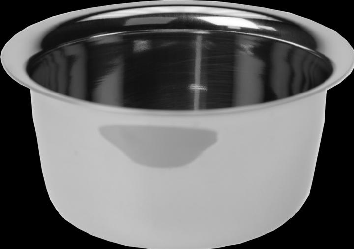 Rasierschale, Metall, Silber, Höhe: 5 cm, Ø 9 cm