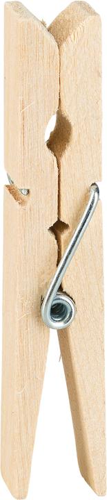 Actual product image Idena Clothes pegs 73mm 24 pieces made of wood