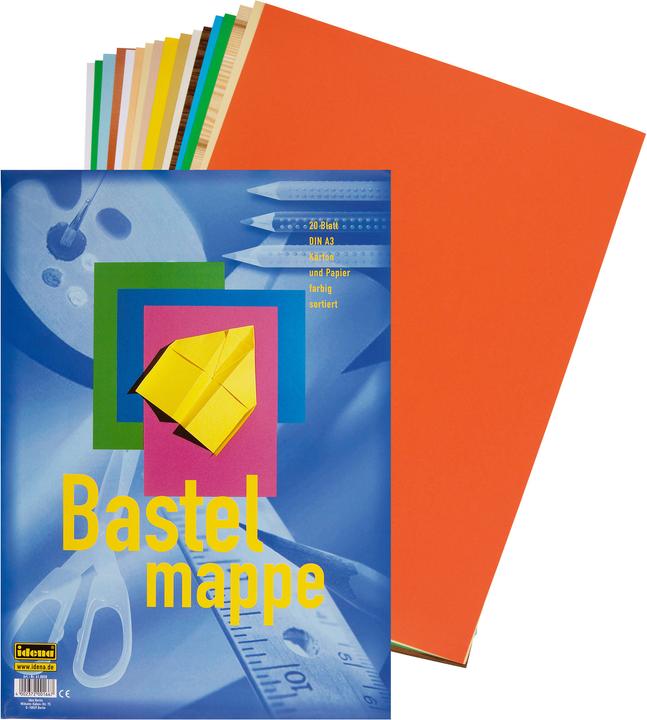 Productafbeelding Idena Knutselpapier A3 karton/papier 20Sp. ass. (20 x)