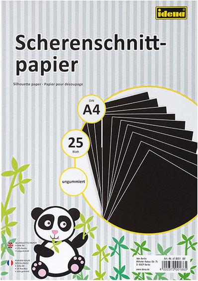 Produktbild Idena Scherenschnittpap. A4 25 Blatt ungum. 80g (80 g/m², 25 x)