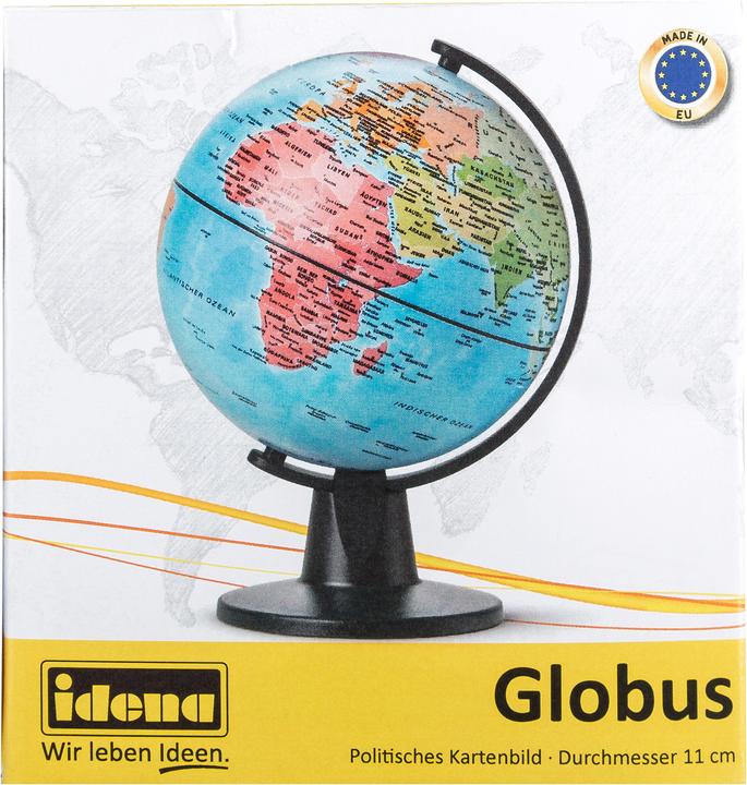 Immagine prodotto Idena Mappamondo Ø 11cm con immagine di mappa politica (11 cm)